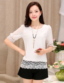 blouse chiffon import T2244