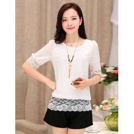 blouse chiffon import T2244