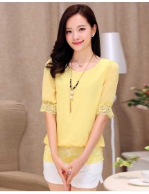 blouse chiffon import T2245