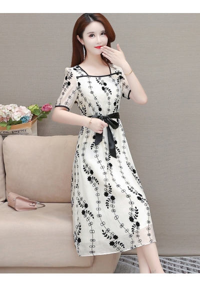 dress wanita korea D8052