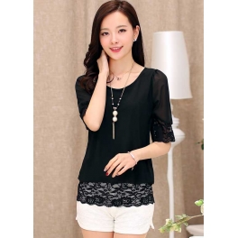 blouse chiffon import T2246