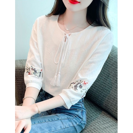 blouse wanita korea T8222