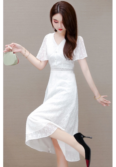 dress wanita korea D8012