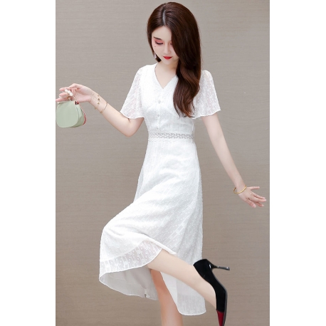 dress wanita korea D8012