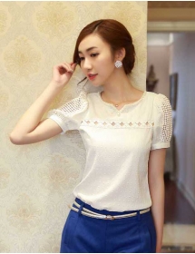 blouse chiffon import T2247