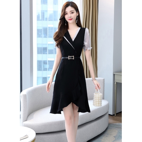 dress wanita korea D6638