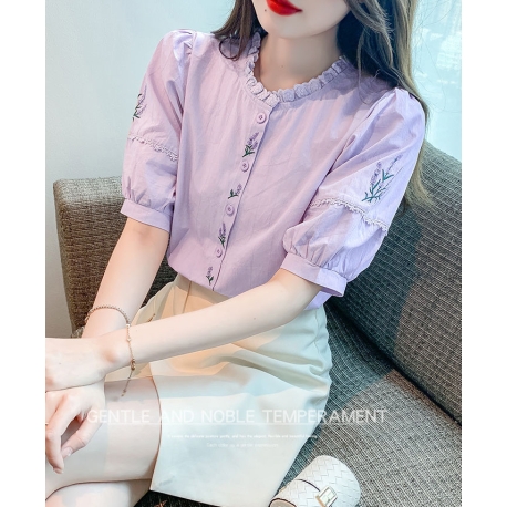 blouse wanita korea import T8125