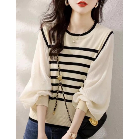 blouse rajut wanita korea T8266