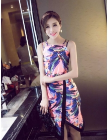 dress wanita import D2306