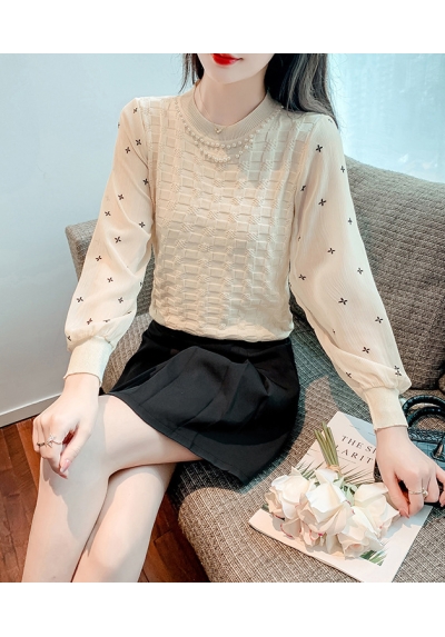 blouse  rajut wanita korea T8274