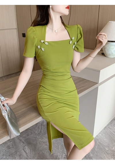 dress wanita korea import  D8087