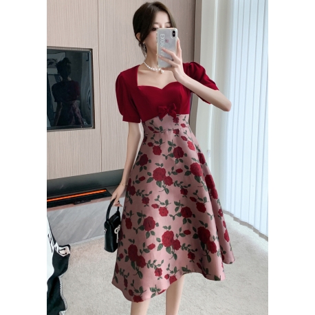 dress wanita korea import D8061