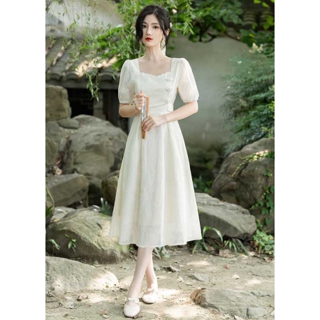 dress wanita korea D7905