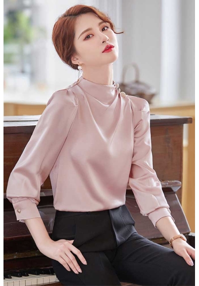 blouse formal wanita korea T8270