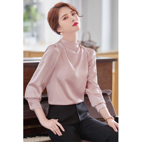 blouse formal wanita korea T8270