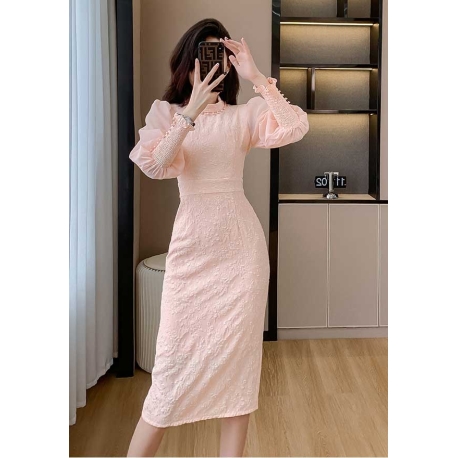 dress wanita korea D7792