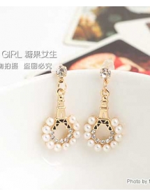 anting wanita motif eiffel TT0373