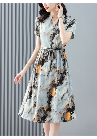 dress wanita korea D7940