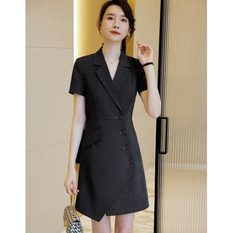 dress wanita korea D7322