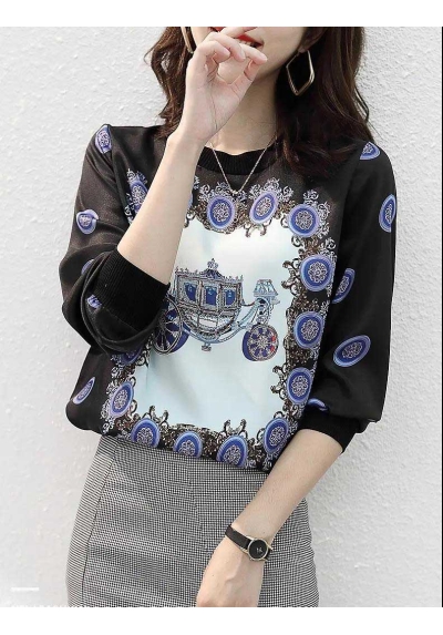 blouse wanita korea T8202