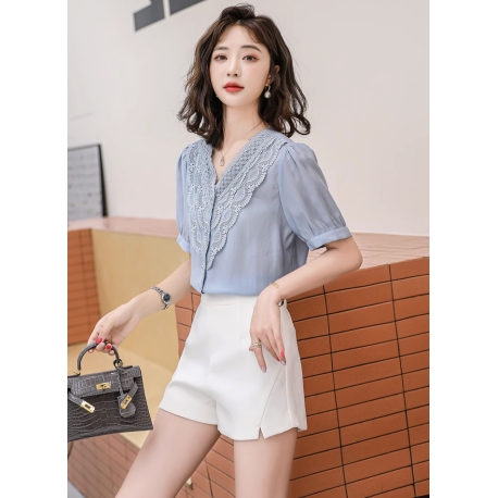 blouse wanita korea T7966