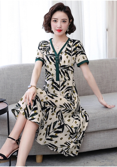 dress wanita korea D7970