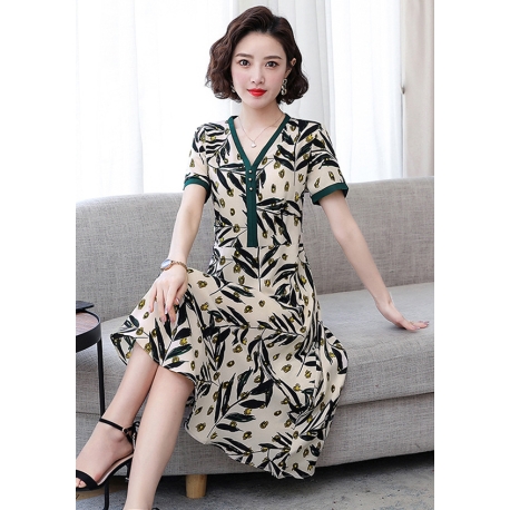 dress wanita korea D7970