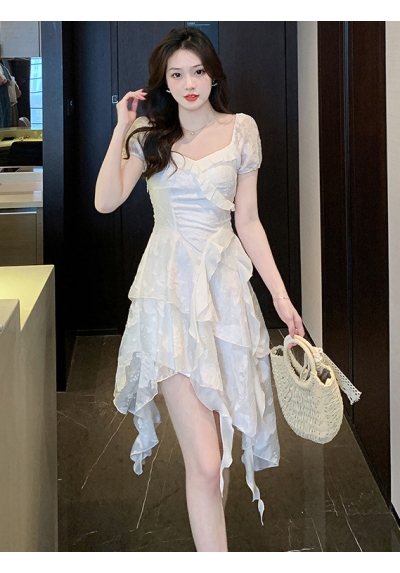 dress pesta  wanita korea D8145