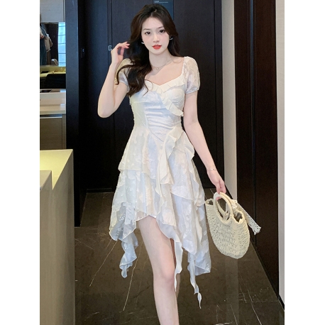 dress pesta  wanita korea D8145