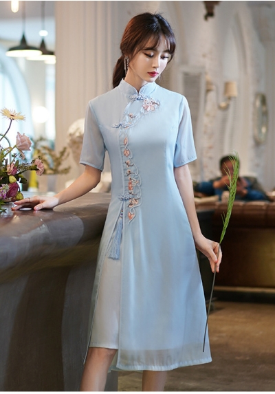 dress cheongsam import D7910