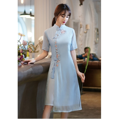 dress cheongsam import D7910