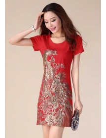 dress wanita import D2353