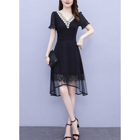 dress wanita korea import D8115