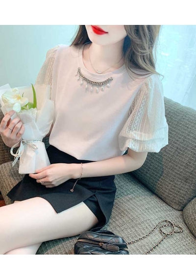 blouse wanita korea lengan balon T8372