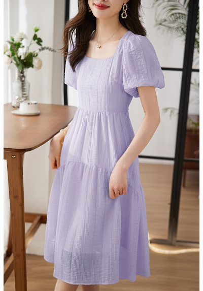 midi dress wanita korea D8171