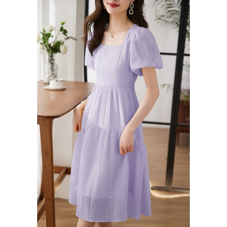 midi dress wanita korea D8171