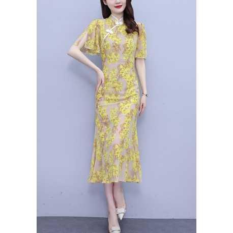 dress cheongsam import D8178