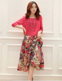 long dress chiffon D2368