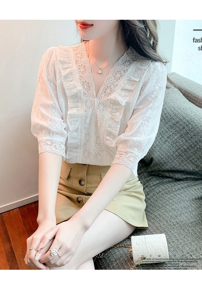 atasan blouse  wanita korea T7487