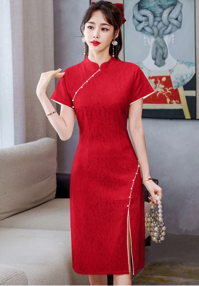 dress cheongsam import D8188