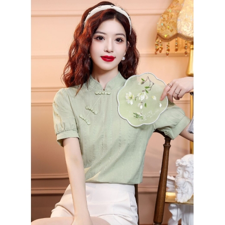 blouse cheongsam import  T8400