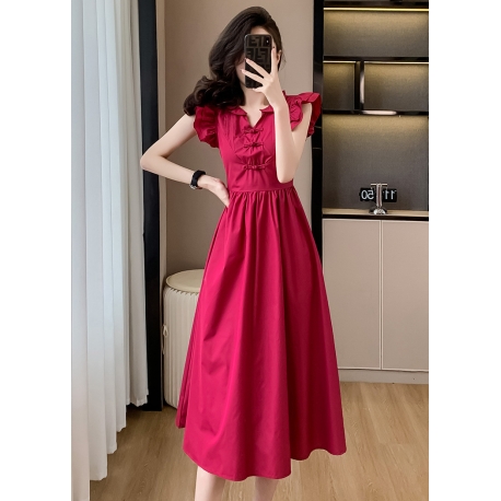 dress wanita korea D7620