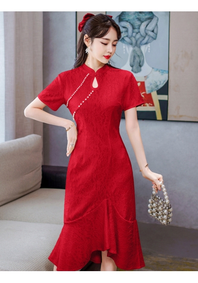 dress wanita korea D7620