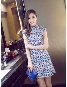 dress wanita import D2378