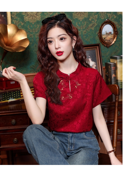 blouse cheongsam import  T8401