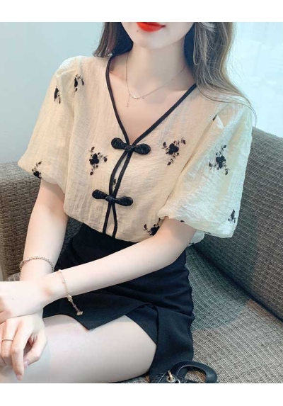 blouse wanita korea import T8414