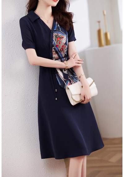 dress wanita korea D7959