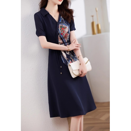 dress wanita korea D7959