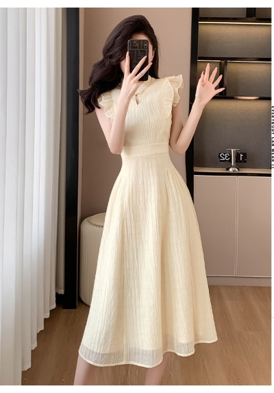 midi dress wanita korea D8226