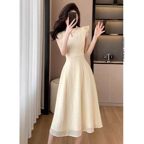 midi dress wanita korea D8226